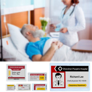 ป้ายอิเล็กทรอนิกส์ E-Ink-Display Buffet Smart Healthcare Solutions ป้ายประตูอิเล็กทรอนิกส์ 4 สี จอแสดงผล E-Paper E Ink ป้ายดิจิทัล ESL - Product Image 1