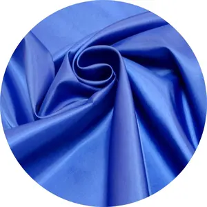 Çin fabrika ihraç standart 100% Polyester astar 210T tafta renk kumaş