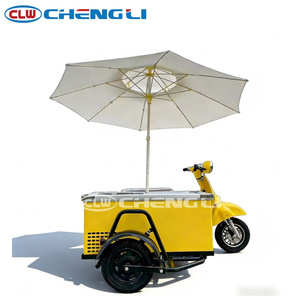 Tricycle électrique réfrigéré 60V 120L pour la vente de crème glacée avec réfrigérateur - Product Image 4