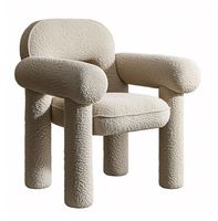 Fauteuil en laine bouclée Teddy Accent Recliner Chaise Lounge Velvet Leisure Sofa Chair Fauteuil