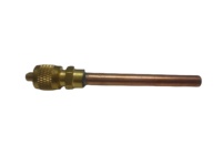 Vanne de charge de réfrigérateur à broche 1/4 avec tube en cuivre de 100 mm, 60 mm, 70 mm – Fourniture directe usine