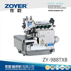 Máquina de coser overlock Zoyer ZY988TXB de 550W semiautomática para uso en telas y textiles - Product Image 5