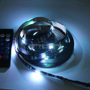 Tira de <span class=keywords><strong>luces</strong></span> <span class=keywords><strong>LED</strong></span> para iluminación trasera de TV, Cinta Flexible impermeable de 5V con <span class=keywords><strong>USB</strong></span>, <span class=keywords><strong>RGB</strong></span> - Product Image 2