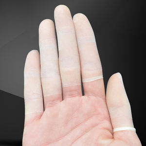 Wegwerp Gesneden <span class=keywords><strong>Type</strong></span> Vingerbedje Transparante Matte Incisie Vingerbedekking Dunne Latex Antislip Vingerbedjes Voor Cleanroom - Product Image 2