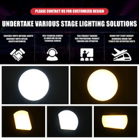 Projecteur LED COB BAQI 200W/300W avec zoom, professionnel pour scène, théâtre, mariage, studio, spectacle, utilisation en direct, E27, blanc