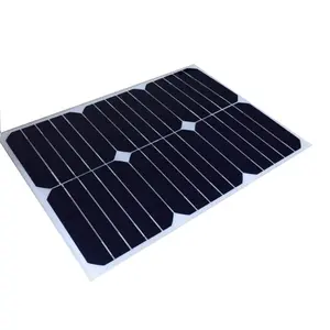 Painéis solares flexíveis leves de 20w e 25 w, 12 volts para sacos solares