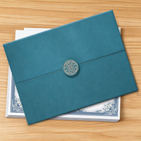 Carpeta de Cuero PU para Certificados, Cubierta Multicolor, Páginas Interiores Imprimibles, Portadocumentos para Premios, Uso en Oficina, Escuela y Graduación
