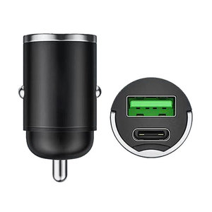 Mini <span class=keywords><strong>Cargador</strong></span> de Coche USB <span class=keywords><strong>Tipo</strong></span> <span class=keywords><strong>C</strong></span> de 100W con 2 Puertos de Carga Rápida para iPhone, <span class=keywords><strong>Xiaomi</strong></span>, Huawei - QC3.0 Mini PD con Salida de <span class=keywords><strong>18W</strong></span>, 20W, 30W - Product Image 5