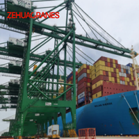 Grue de quai STS (Ship-to-Shore) 65T 55M à commande PLC pour navires porte-conteneurs ultra-grands