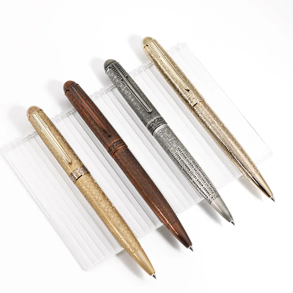 قلم حبر جاف بتصميم مخصص فاخر من شركة مصنعة للمعدات الأصلية ومصنوع من المعدن المخصص من مدينة شنغهاي Lingmo