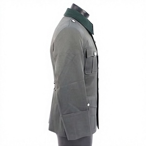 Chaqueta Táctica de Campo para Hombre, Chaqueta de Uniforme de Tela de Lana, Chaqueta Exterior Utilitaria con Botones al Frente, Logotipo Personalizado OEM - Product Image 3