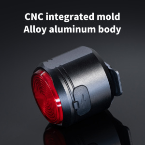 Feu arrière <span class=keywords><strong>de</strong></span> vélo étanche IP66 en aluminium CNC avec détection <span class=keywords><strong>de</strong></span> freinage intelligente pour les activités <span class=keywords><strong>de</strong></span> plein air et la conduite nocturne - Product Image 6