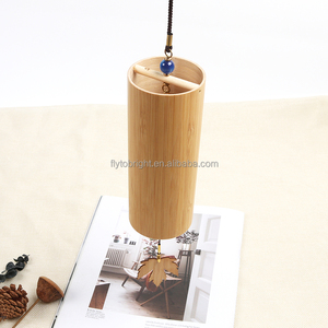 Venta al por mayor Ko_shi Hokema <span class=keywords><strong>Shanti</strong></span> Carillon <span class=keywords><strong>OM</strong></span> chakra sonido curativo y yoga campanas de viento de bambú de madera campanas para meditación - Product Image 6