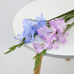 Table Decoration Home Arrangement Floral Art Wedding <b>Artificial</b> <b>Flower</b> High-Quality 85cm <b>Artificial</b> <b>Flower</b> Gladiolus - Product Image 3