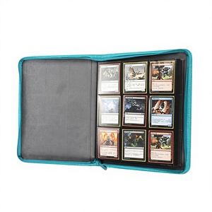 Álbum de Colección de Cartas de Lujo Personalizable de Alta Gama, Carpeta de Cartas de Cuero PU para Magic Gathering y PTCG - Product Image 3