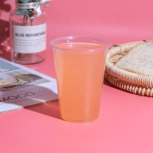 12Oz-85Mm 350Ml Logo Tùy Chỉnh In Nhựa Pet Smoothie Đồ Uống Sa Mạc Cup Với Nắp Ly Nước Trái Cây - Product Image 6