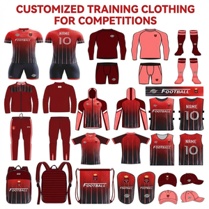 Sudadera Deportiva de Fútbol Personalizada de Fábrica, Transpirable, de Secado Rápido, Conjunto de Sudadera de Fútbol - Product Image 3