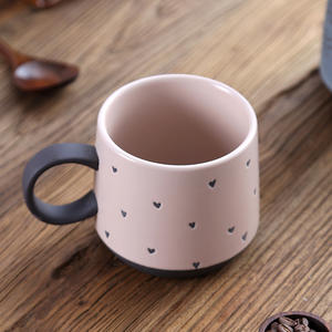 Tasse en céramique de style européen, tasse à céréales pour le petit-déjeuner, mugs japonais grande capacité, tasse à oreilles suspendues pour les amoureux - Product Image 4