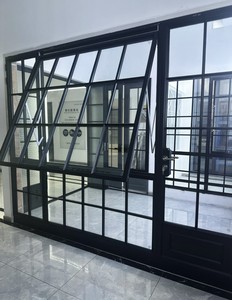 Tùy chỉnh thép mái hiên cửa sổ không thấm nước chống gỉ nhiệt phá vỡ cách điện đôi bằng kính khung cho biệt thự căn hộ và khách sạn - Product Image 3