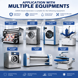 Générateur de vapeur au gaz commercial JOWIN 160KW, 220kg/h, acier inoxydable 304, pour l'usinage du linge dans les usines de confection - Product Image 3