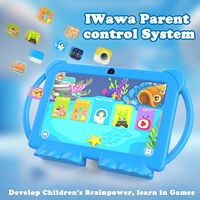 Tablet Educativa Infantil de 7 Pulgadas con Wifi, Android 12.0, 4GB, 32GB, Procesador Rockchip, para el Aprendizaje Infantil, con Funda de Silicona