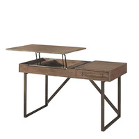 Meubles de salon, table basse en bois réglable multifonction, petite table d'appoint, ensemble moderne en bois avec pieds en métal