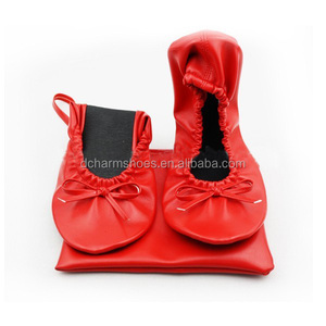 Wedding Gift Hot Sale Personalized <strong>Silver</strong> Foldable <strong>Flats</strong> with Pocket Bag - Product Image 6
