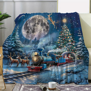 Manta de flanela de fábrica diseño personalizado manta de poliéster tirar mantas de sofá cama para viajes de oficina en el hogar - Product Image 6