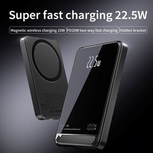 Soporte Magnético para Cintas Adhesivas de Aleación de Aluminio con Batería Externa de Carga Rápida de 10000mAh y 22.5W, Personalización Promocional - Product Image 6