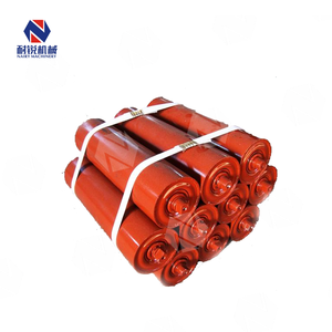 Baja tugas berat melalui rol pertambangan sabuk konveyor Roller <span class=keywords><strong>Idler</strong></span> untuk penanganan kerikil batu bara - Product Image 2