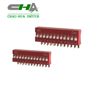 Cha Factory Outlet màu xanh <span class=keywords><strong>2</strong></span>.54mm Pitch chuyển đổi nhúng quay DA-08-V góc bên phải loại <span class=keywords><strong>Dip</strong></span> chuyển 8 vị trí <span class=keywords><strong>Dip</strong></span> chuyển đổi - Product Image 3