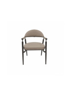 Fauteuil d'appoint moderne en cuir avec structure métallique, fauteuil lounge contemporain pour salon, hôtel, bureau