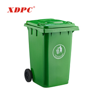 Vhxdpc — poubelle en plastique de 360 litres, pour extérieur et jardin