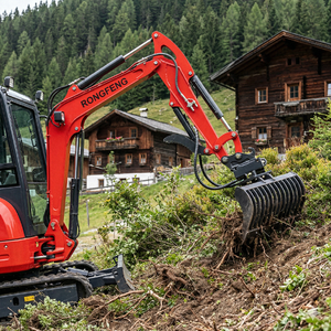 <span class=keywords><strong>Mini</strong></span> Escavatore Idraulico Cingolato da 2,5 Tonnellate con Motore Kubota, Approvato CE, Nuovo Modello 2t per Vendita Agricola - Product Image 4