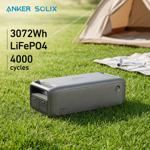 Batería de Expansión Anker Solix BP3000 de 3072 Wh, Batería LFP para Acampar al Aire Libre y Autocaravanas, Compatible con Estándares CE, UKCA y EU - Product Image 1