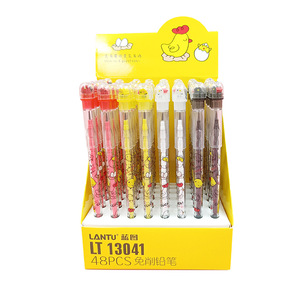 Yellow Little Chicken Pet Animal Eraser Bullet Pencil con huevo roto Lápiz estándar Pencil Laying Pen No se requiere afilado - Product Image 6
