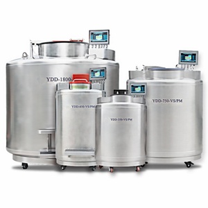 Température uniforme LN2 Réservoir YDD-1000-465P 1000L Conteneur d'azote liquide Litre Sperme avec surveillance du niveau - Product Image 1