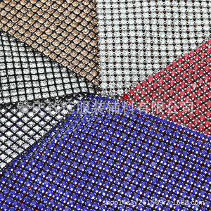 Full Rhinestone <b>Mesh</b> 3mm 60 Row Square Point Back DIY Jewelry Accessories Clothing Decorations - Product Image 5