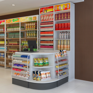 Mostrador de Caja con Espacio de Mostrador <span class=keywords><strong>en</strong></span> Forma de L para Tienda de Abarrotes y <span class=keywords><strong>Farmacia</strong></span> - Product Image 3