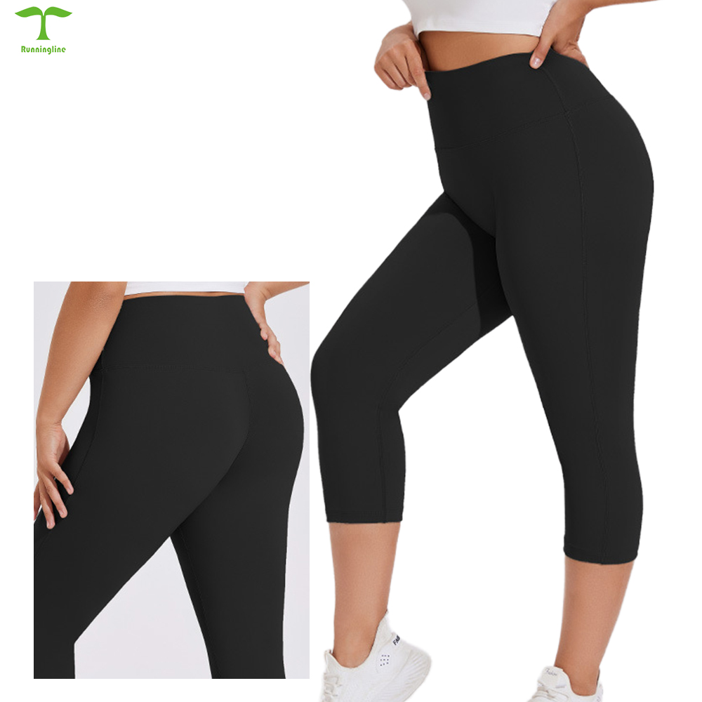 Gym Wear for Plus Size Women Activewear Set Private Label Plus Size Gym Wear 7-inch Plus Size Leggings for Women