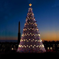 Grand centre commercial, arbre de Noël géant programmable en aluminium de 18 m, synchronisé avec la musique et l'éclairage DMX, pour événements sur le thème des fêtes