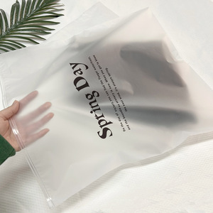 Bolsa de Plástico Transparente con Cierre Hermético y Logotipo Personalizado, Bolsa con Cierre para Camisetas y <span class=keywords><strong>Ropa</strong></span> - Product Image 6