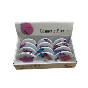 Cosmetic <b>Mirror</b> Feather Design Compact Round Makeup <b>Mirror</b> 12 Pack Vanity <b>Mirror</b> Set - Product Image 1