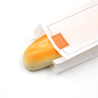 Sac à Pain en Papier Kraft Personnalisé, Écologique et Recyclé pour Boulangerie, Spécial Baguette Française, avec Fenêtre