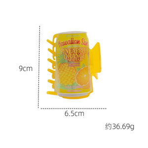 Pinza de Pelo Simple de Acetato y PVC con Diseño Floral Tropical de Anturio Hawaiano <span class=keywords><strong>para</strong></span> Uso Diario - Product Image 4