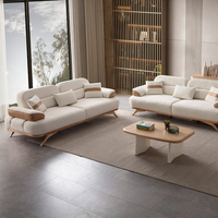 Canapé sectionnel carré en tissu, fonctionnel et contemporain, avec dossiers réglables, confortable, en éponge, pour salon