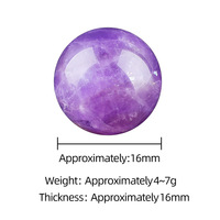 Nouvelle boule de cristal en pierre précieuse naturelle de 16 mm, pièce unique pour la décoration de la maison, la guérison par les cristaux et la fabrication de bijoux