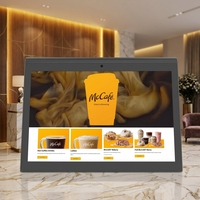 Tablette d'affichage publicitaire numérique Android double écran tactile en forme de A de 10,1 pouces RK3288 double face pour la vente en gros