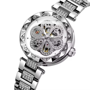 Best-Selling Gift Women's Fully Automatic <b>Mechanical</b> <b>Watch</b> Sapphire Crystal Alloy Case Folding Clasp-Stylish Stainless Steel - Product Image 1