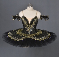 Professionnel Personnalisé Taille QUANTITÉ MINIMALE DE COMMANDE 1 PIÈCES Vêtements de Performance Noir Rouge Vert Classique Ballet Tutu